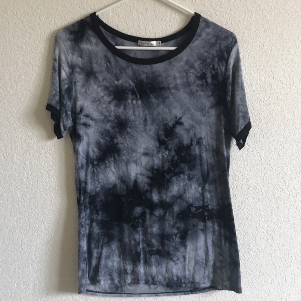 Black tie dye shirt